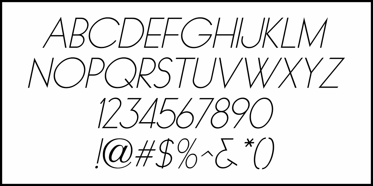 Basic Monoline JNL, a Font by Jeff Levine Fonts (Photo 5 of 5)
