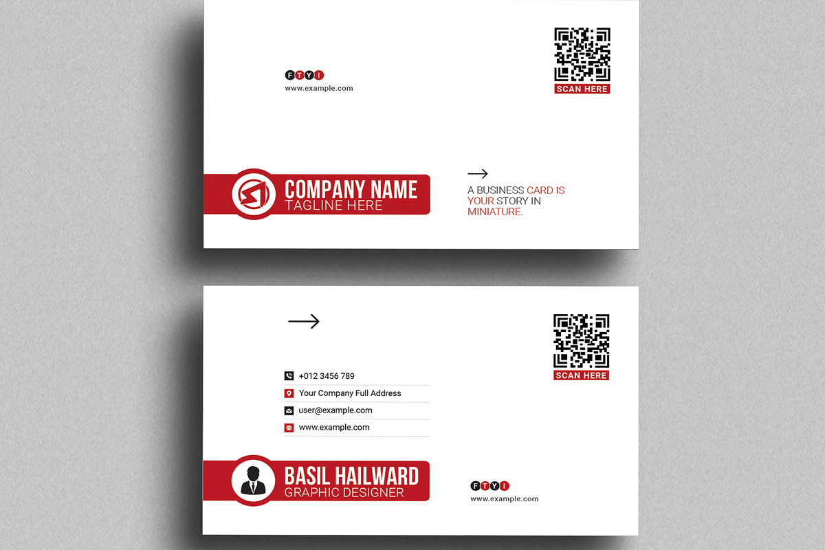 Minimal Business Card, a Business Card Template by MightyDesign (Photo 3 of 6)