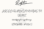 Righten – Eyecathcing Handwritten, a Script Font by Fikryal Studio (Thumbnail 9 of 11)