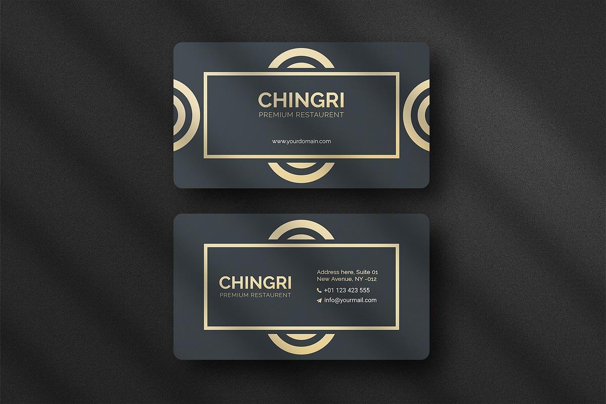 Business card Template & 3 Mock-up, a Business Card Template by Smashing_Studio (Photo 4 of 10)