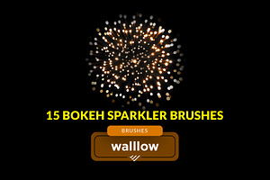 Bokeh Fireworks Photoshop Brushes