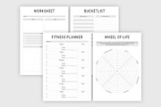 Life Self Help Planners InDesign, a Stationery Template by MNT-Creator (Thumbnail 3 of 10)