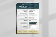 Clean Modern Resume Template, a Resume Template by Jiwstudio (Thumbnail 1 of 2)