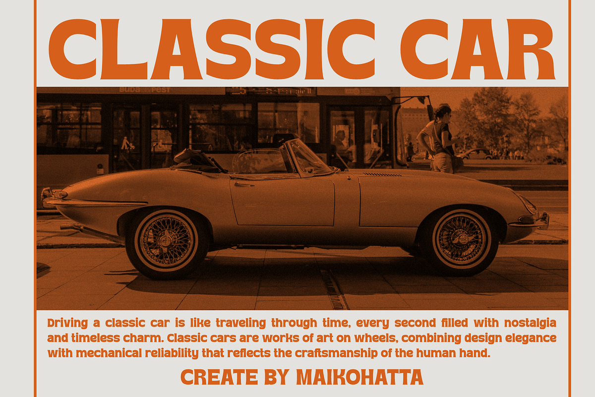 Blased - Retro Display Font, a Sans Serif Font by MaikoHatta (Photo 6 of 7)