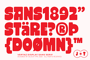 Vertaz Display | Chunky Font, a Sans Serif Font by Jolicia Type (Thumbnail 3 of 11)