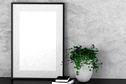 Mock up poster in a square frame, a Print Template by Olesya Morokhovets (Thumbnail 1 of 2)
