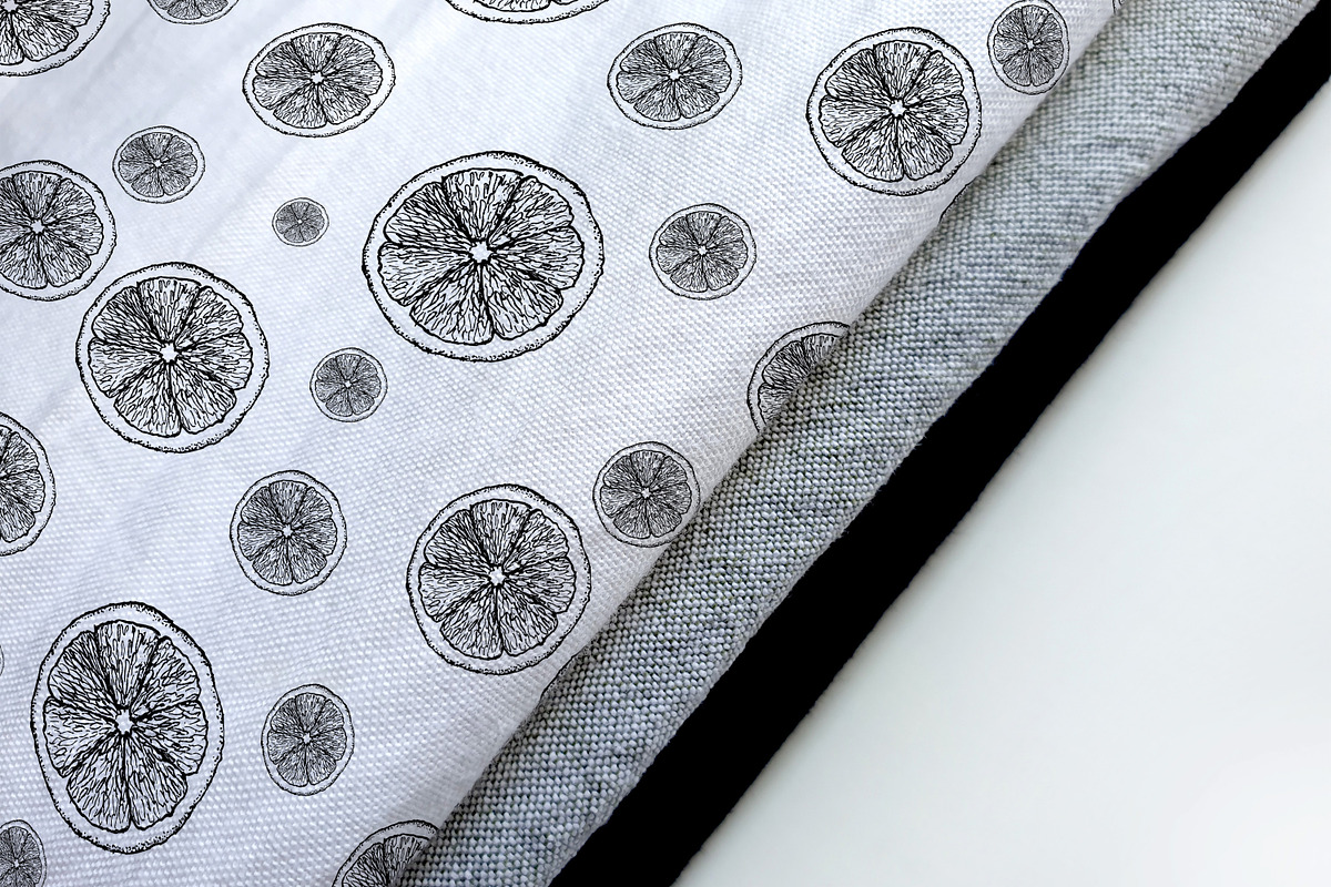 Lemon. Sketch and patterns, a Background Graphic by Canatic (Photo 19 of 19)