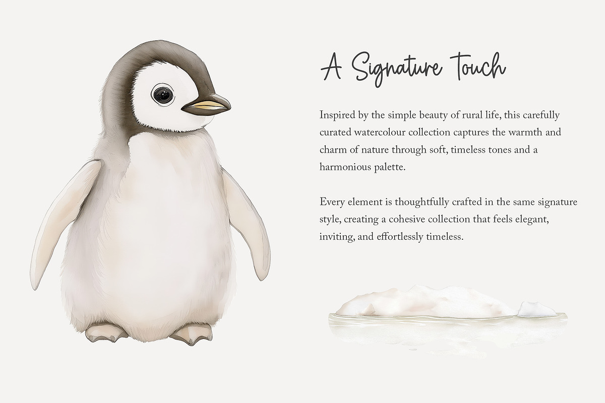 100 polar animal clip art, an Animal Illustration by Poppy Lane Studio (Photo 7 of 12)