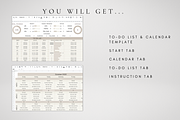 To-Do List & Calendar Template, a Templates & Theme by BRANDcontent (Thumbnail 6 of 8)