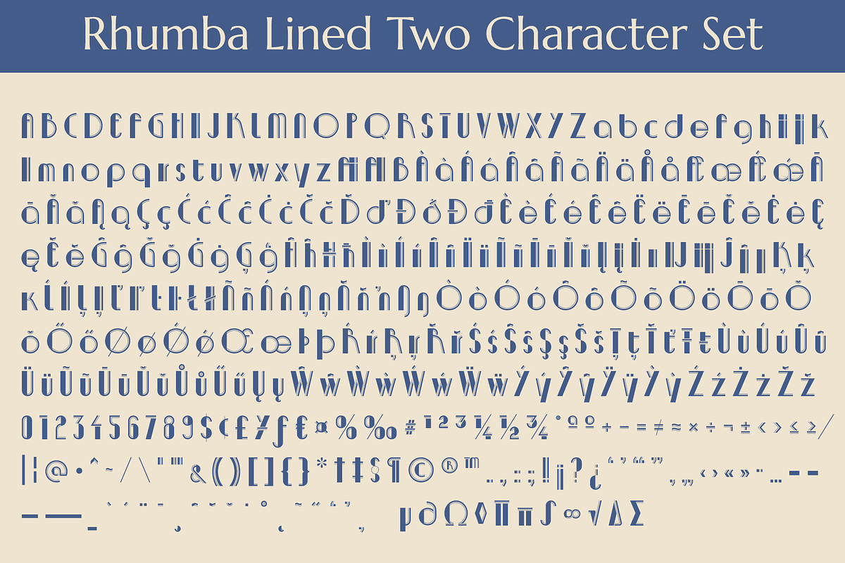 Rhumba Family, a Sans Serif Font by Stiggy & Sands (Photo 9 of 9)