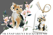 Collection of Spring Kittens Clipart, an Illustration by DreamCafeArt (Thumbnail 8 of 8)