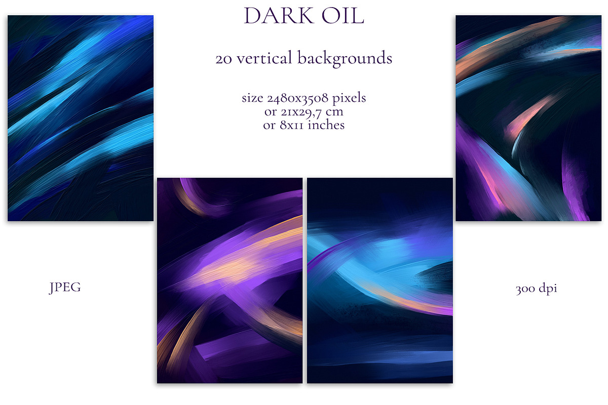 Dark Oil, a Texture Graphic by Salted Galaxy (Photo 8 of 9)