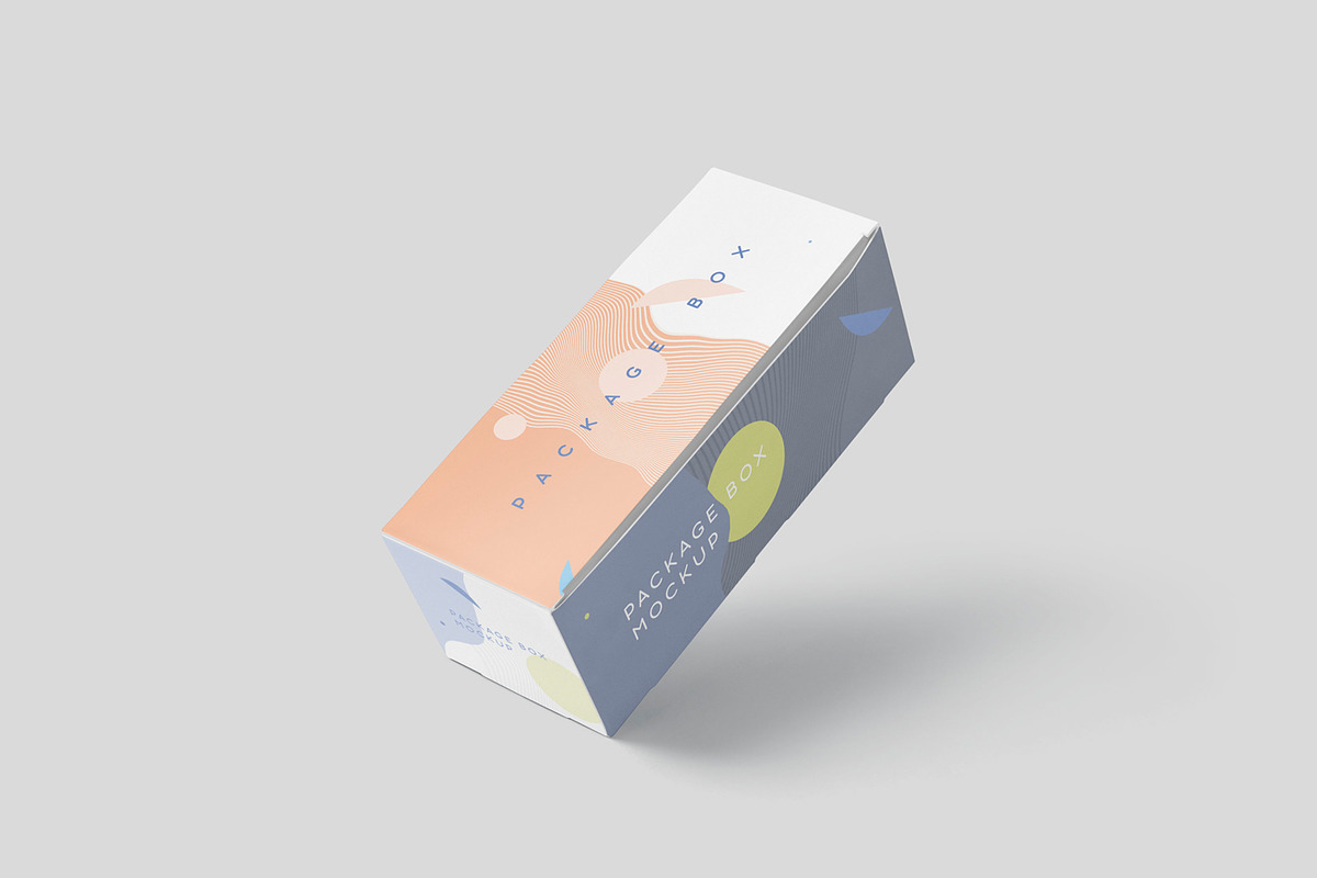 Package Box Mock-Up - Wide Rectangle, a Packaging Mockup by GfxFoundry