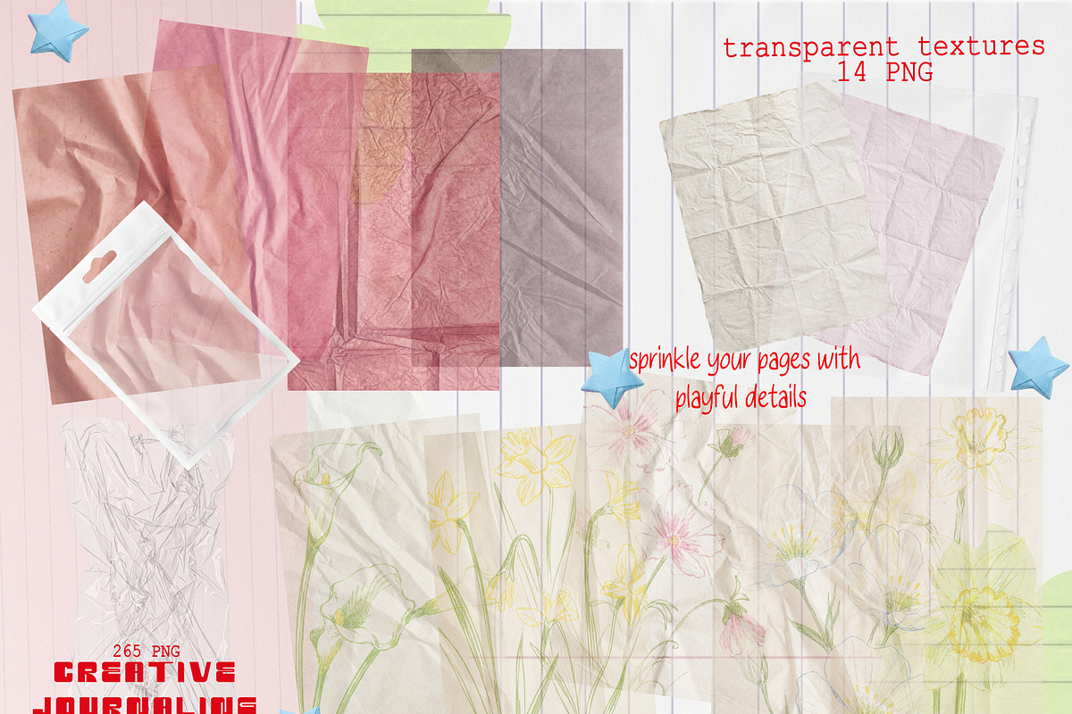 Retro Journaling Scrapbook Kit, an Object Graphic by DreamoraArt (Photo 4 of 12)