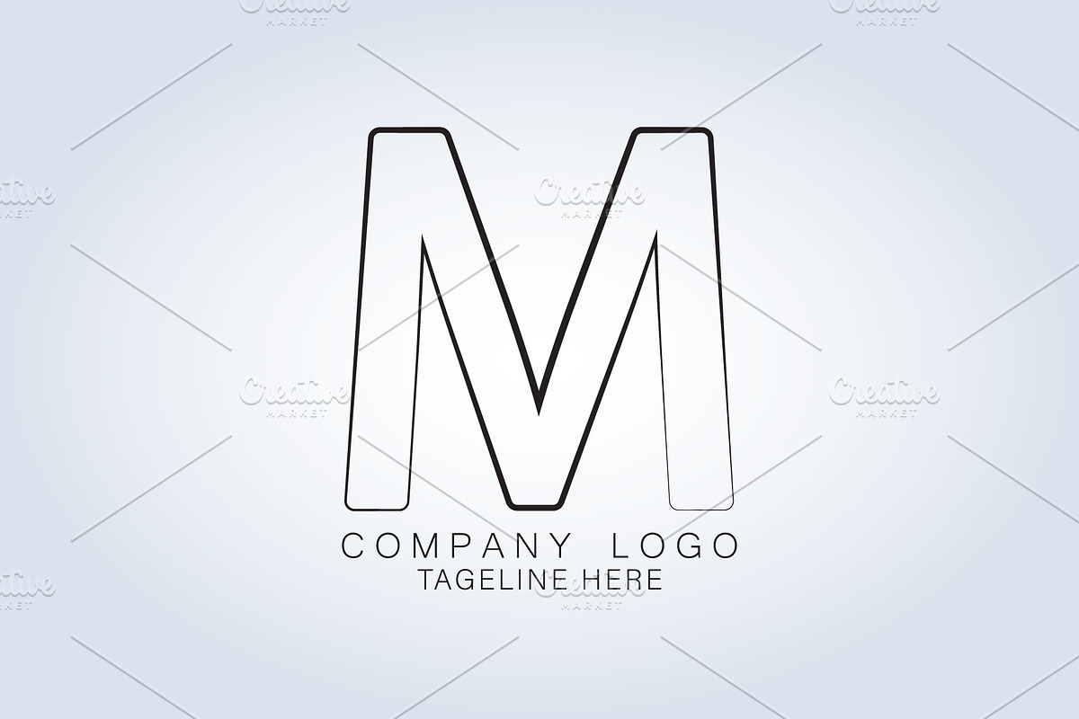 M Letter Company Logo Template, a Branding & Logo Template by arslantanoli (Photo 1 of 4)