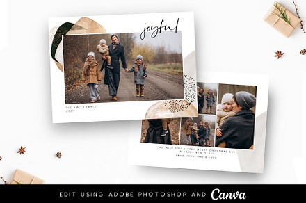Christmas Card Template CC109, a Card Template by Always Templates