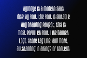 Agdobye - Modern Elegant Font, a Sans Serif Font by QR Design Studio (Thumbnail 4 of 6)