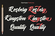 Kangchen, a Script Font by Analogous (Thumbnail 4 of 12)