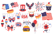 Patriotic 4th oh July PNG Graphics, a Graphic by Moon Up Studio Digital (Thumbnail 2 of 3)