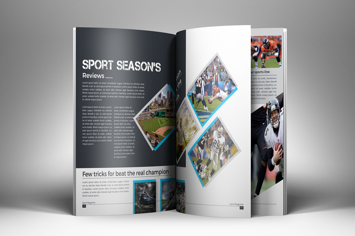 American Football Magazine Template, a Magazine Template by obidullah_01 (Photo 14 of 14)