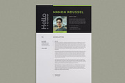 Clean Resume/CV | Word & EPS, a Resume Template by HiveArts (Thumbnail 4 of 4)