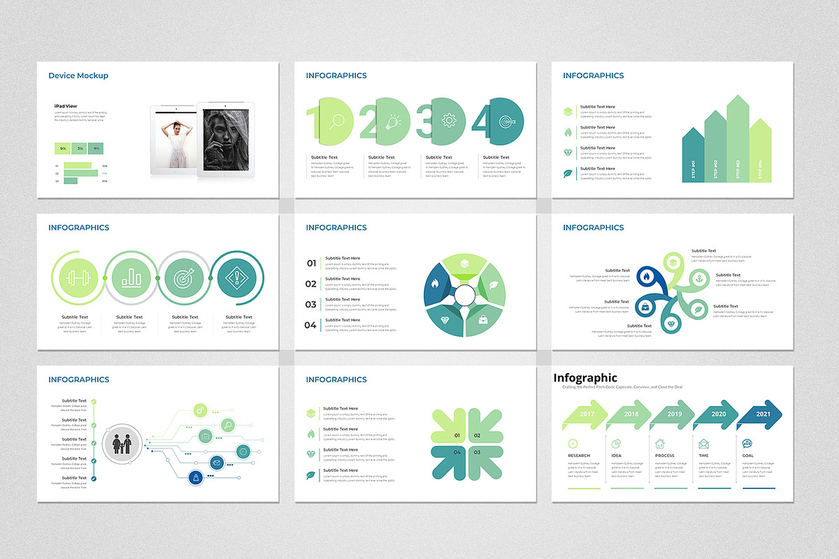Annual Report Google Slides Template, a Presentation Template by Design Vault (Photo 7 of 8)