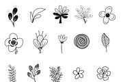 Rad & Retro Floral Stamps, a Brush Add-On by OkayAnnie Designs (Thumbnail 8 of 11)