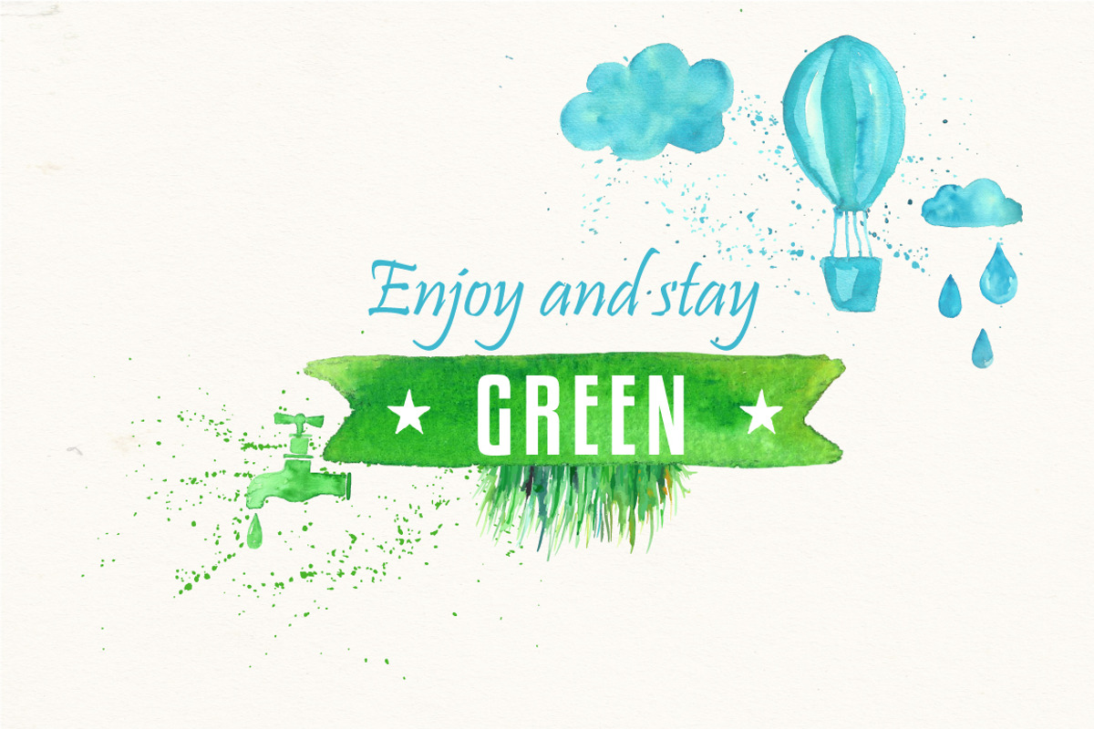 Green Design Set preview 5