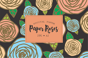 Floral Patterns, paper rose