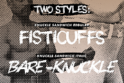Knuckle Sandwich - A brush font, a Font by Great Scott! (Thumbnail 4 of 6)