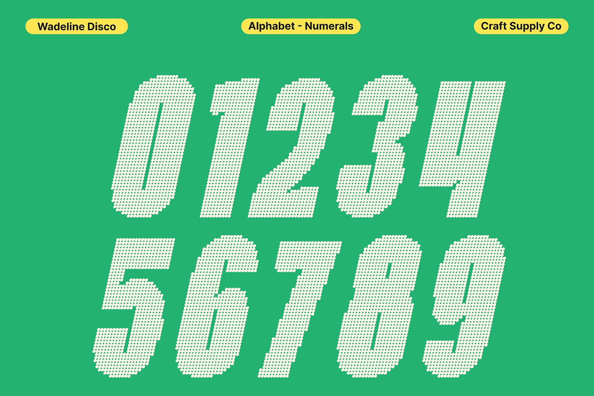 Wadeline Disco, a Sans Serif Font by Craft Supply Co. (Photo 4 of 8)