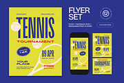Tennis Tournament Flyer, a Flyer Template by graphicook (Thumbnail 1 of 3)