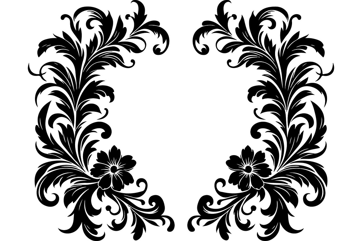 Elegant Baroque Frame Designs, an Object Graphic by jahid234 (Photo 7 of 13)