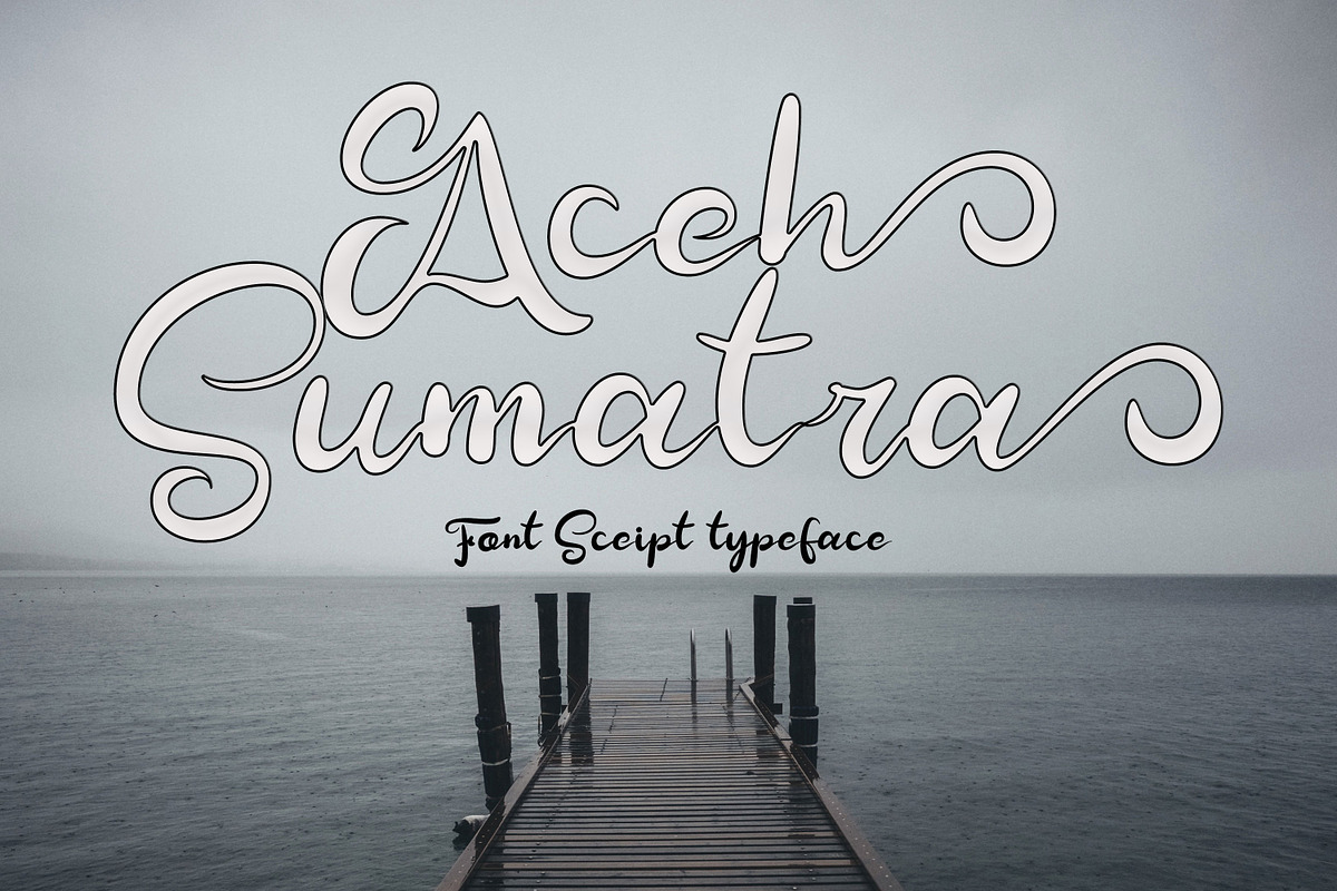 Aceh Sumatra, a Script Font by Canden Meutuah (Photo 1 of 6)