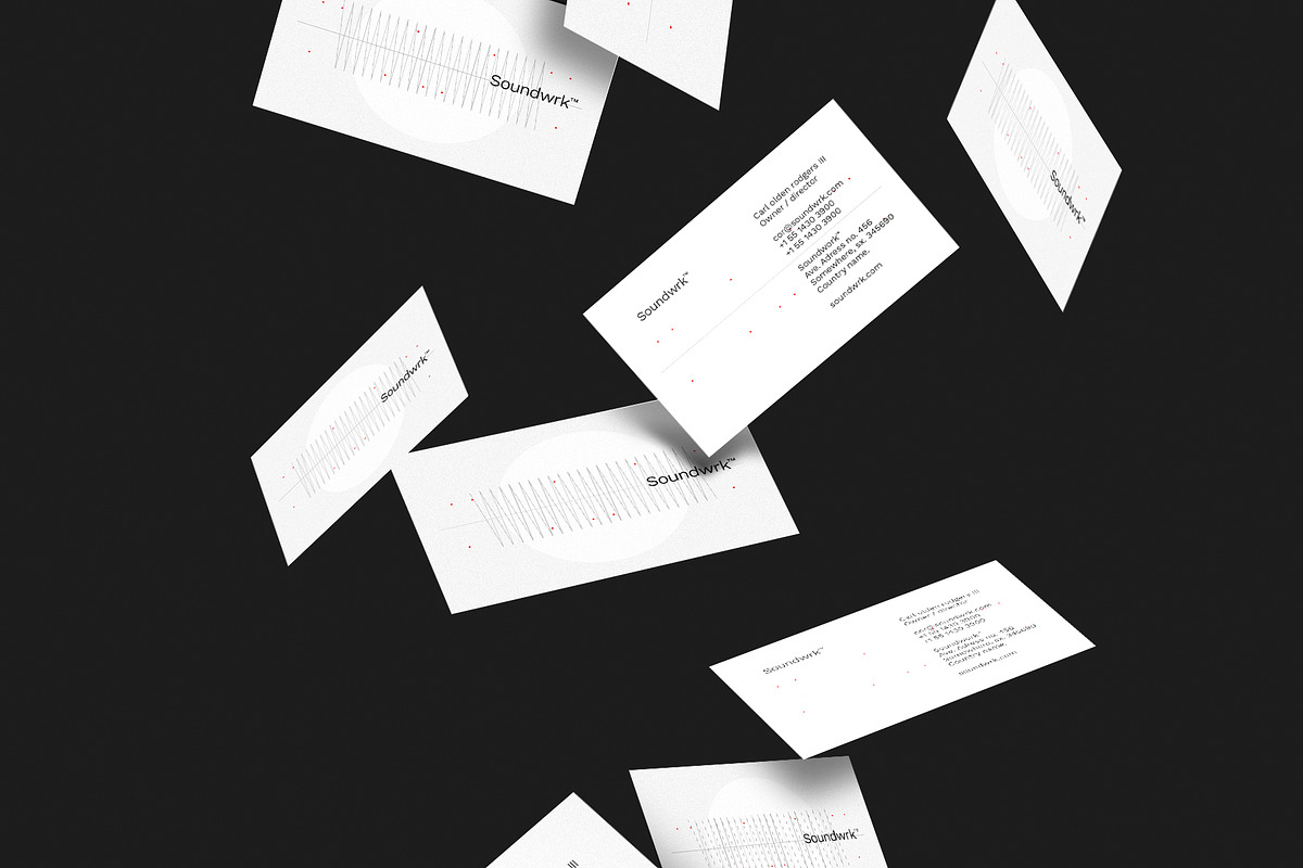 Soundwrk Business Cards Template, a Business Card Template by Srg® (Photo 4 of 4)