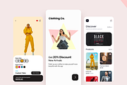 Ecommerce - App Ui Concept, an UI Kit Template by muneezahussain (Thumbnail 2 of 2)