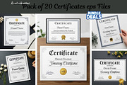 20 Creative editable Certificate, a Branding & Logo Template by Aban's World (Thumbnail 14 of 16)