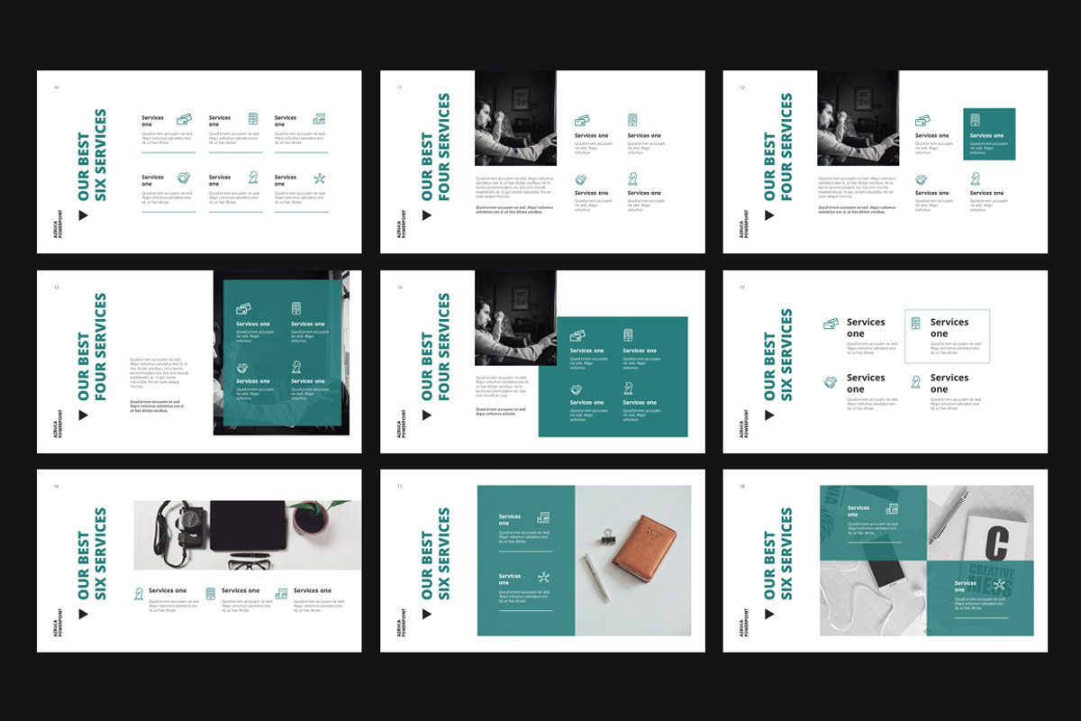Azruca Powerpoint Templates, a Presentation Template by Azruca (Photo 3 of 11)