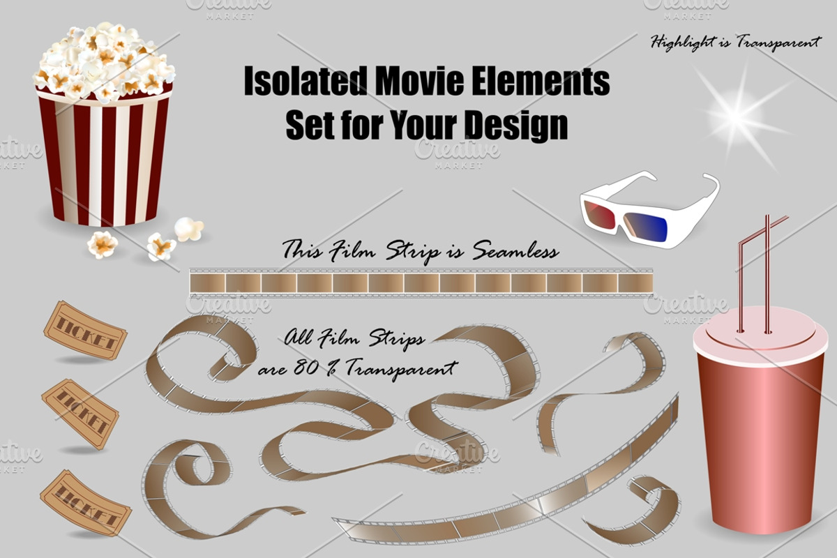 3D Movie Collection, an Object Graphic by Toltemara (Photo 5 of 8)