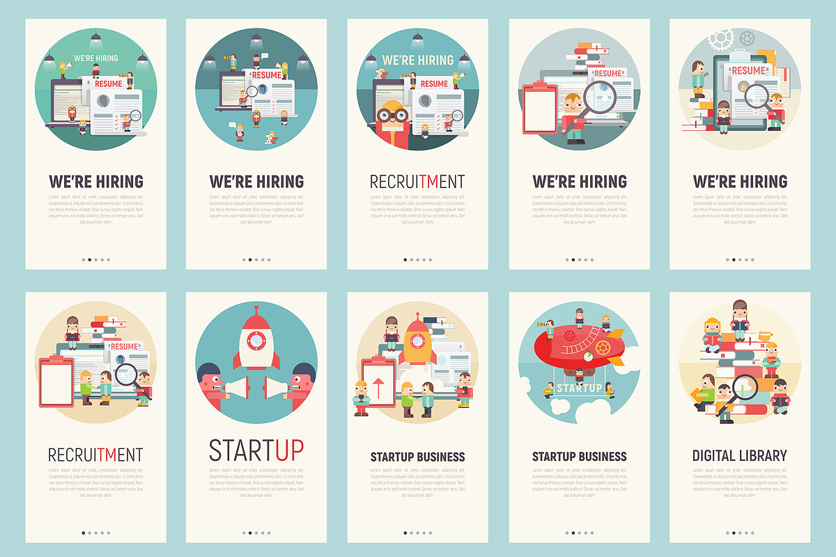 Cartoon People Bundle, an Education Illustration by ELFIVETROV DESIGN (Photo 11 of 13)