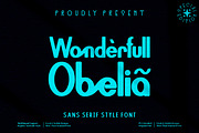 Wonderfull obelia - Sans Serif style, a Handwritten Font by mahstudios (Thumbnail 1 of 8)