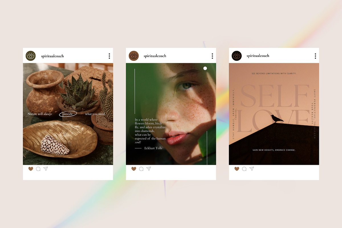 The Spiritual Coach Template Bundle, a Social Media Template by The Flossy Finch (Photo 8 of 12)
