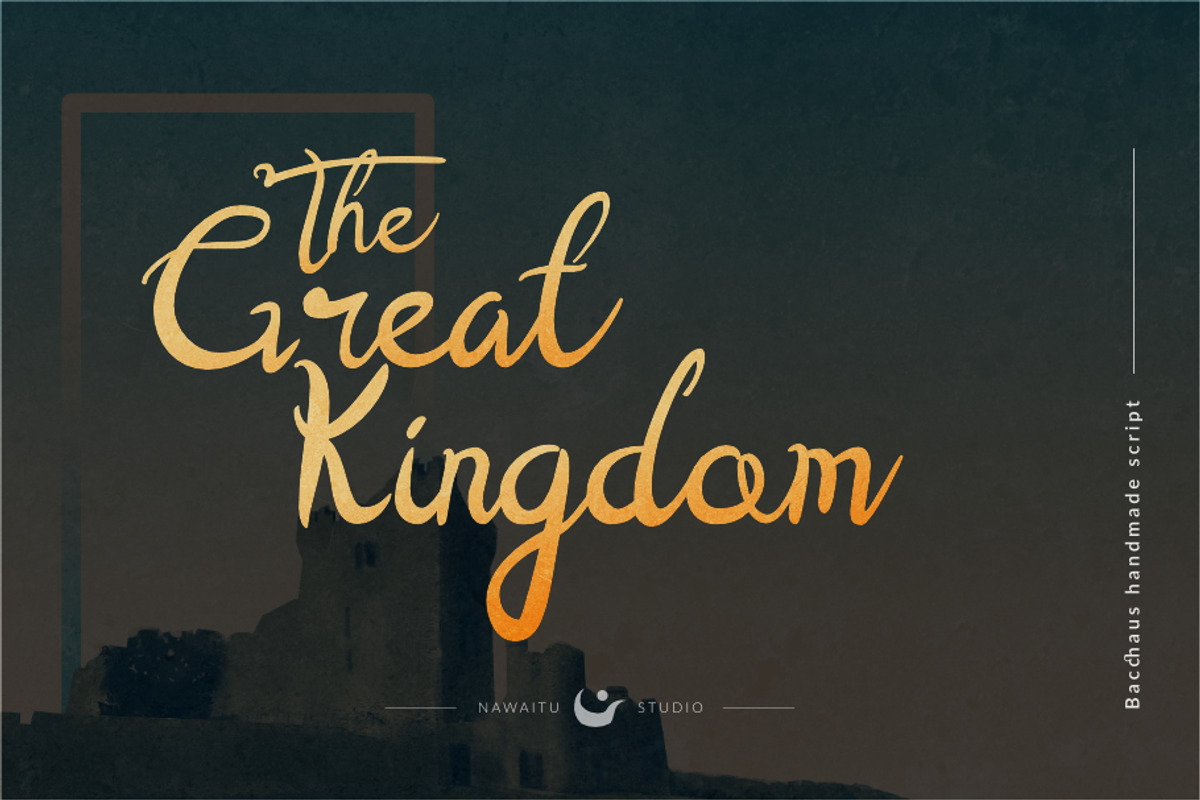 Bacchaus font - Script Fonts preview 3