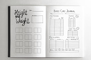25 Hand Drawn Planners and Journals, a Templates & Theme by Character (Thumbnail 4 of 9)