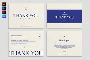 Thank You Card Template, a Card Template by BrandPacks