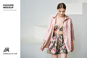 Women's Fashion Mockup Full Outfit, a Shirt Mockup by Andrea Muller (Thumbnail 1 of 7)