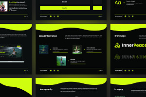 InnerPeace - Yoga Brand Guideline, a Branding & Logo Template by productype1