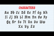 Eticav- Handwritten Blackletter Font, a Blackletter Font by Lurinzu Studios (Thumbnail 5 of 10)