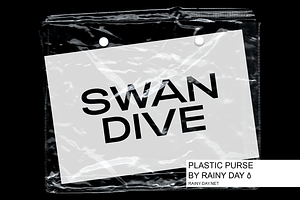 Plastic purse / bag mock-up