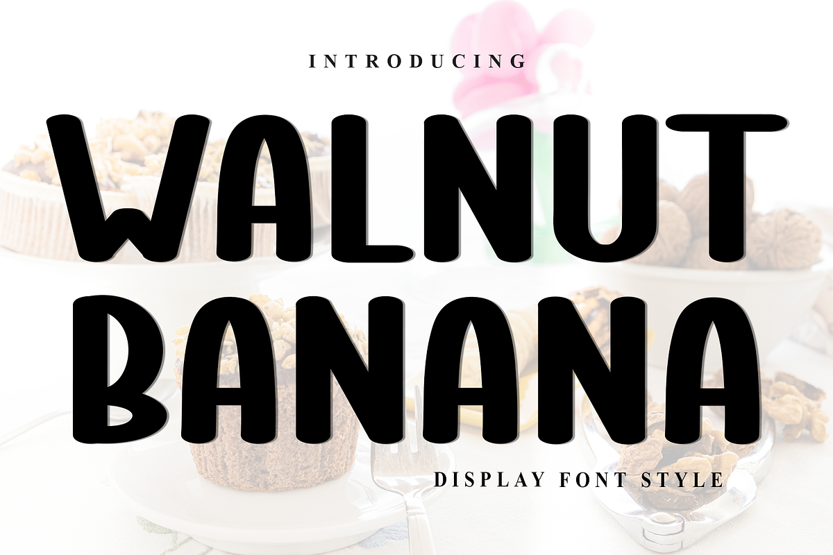 Walnut Banana, a Script Font by FreshTypeINK (Photo 1 of 8)